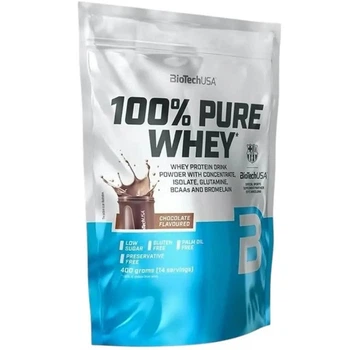Протеин BiotechUSA 100% Pure Whey 400 г (Chocolate / Шоколад) Венгрия