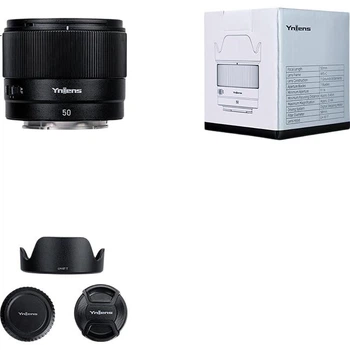Объектив YONGNUO YN50mm F1.8S, стандартный объектив с фиксированным фокусным расстоянием для байонета Sony E, совместим с камерами ZV-E10, A6000 и другими камерами Sony, черный корпус, новый товар.