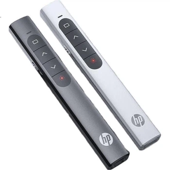 Ручка HP Page-Turning Pen, лазерна указка PPT, пристрій для дистанційного перегортання сторінок, електронна указка для вчителів, контролер презентацій для офісних зустрічей, підходить для світлодіодних екранів, біла модель з живленням від батареї