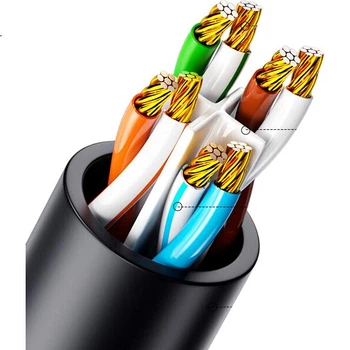 Патч-корд ZLEUE Cat 6a UTP 10 Гбит/с 15 м Черный (W6A150)