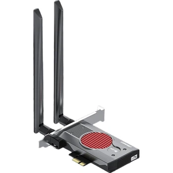 Бездротова мережева карта COMFAST WiFi 7 Gaming PCIE BE200, гігабітний дводіапазонний 5G настільний комп'ютер із вбудованим WiFi-приймачем, високошвидкісний Bluetooth 5.4 CF-BE200 MAX
