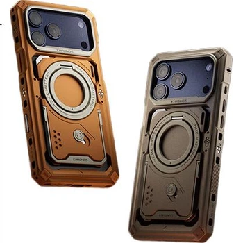 Защитный чехол TILTA Iron Head Rabbit Cage для iPhone 17 Pro Max KHRONOS Meteorite Series - Falling Meteor Gray