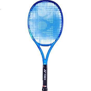 Тенісна ракетка YONEX, повністю з вуглецевого волокна, Competition Offensive, 8-го покоління EZONE ACE Royal Blue G1, попередньо натягнута, 260 грамів