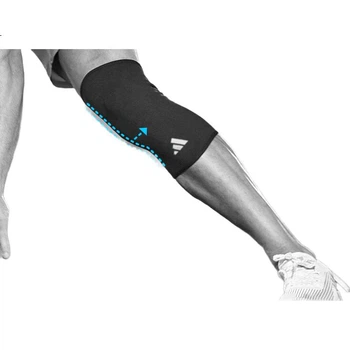 Спортивный утепленный наколенник Adidas для мужчин и женщин, подходит для бега, при травмах мениска, артрите, альпинизме, баскетболе, бадминтоне, черный, размер L.