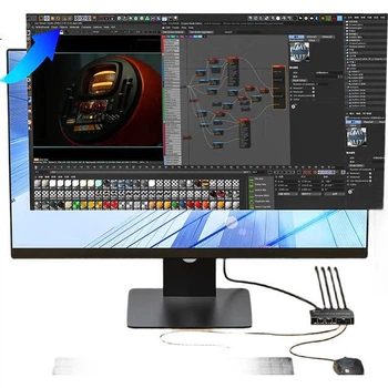 KVM-перемикач Biaze 2-портовий HDMI 2.1 8K/60 Гц