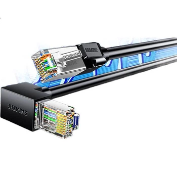 Патч-корд SAMZHE WT6A100 Cat 6 10 Гбит/с 10 м Черный