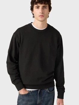 Bluza męska bez kaptura Levi`s The Original Hm Crew 35909-0080 2XL Czarna (5401235286743)