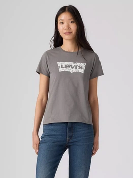 Футболка бавовняна жіноча Levi`s The Perfect Tee Juliana Bw Fill 17369-3576 M Сіра (5401235297800)