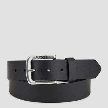 Pasek męski skórzany Levi`s Lm Belt Legacy Group Seine 38016-0196 115 Czarny (7613369655328)
