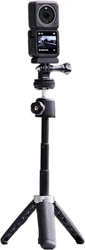 MAXCAM подходит для камер DJI Osmo Action 2/3, смартфонов Ace Pro, беззеркальных мини-штативов, настольных подставок для GoPro, а также в качестве аксессуара для селфи-штатива.