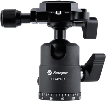 Голівка Fotopro 42QR штативна 360° для Leica, чорна