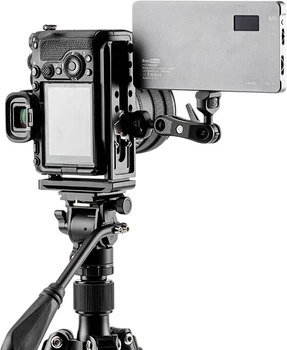 Вертикальная быстросъемная площадка Fotopro QAL-2L, штатив-стабилизатор для зеркальных фотокамер, гидравлическая шаровая головка, универсальная быстросъемная площадка для фотоаппаратов и фототехники.