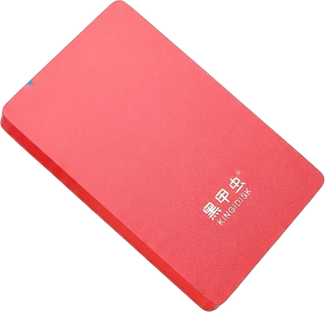 Зовнішній жорсткий диск KINGIDISK X6500, 500 ГБ, USB 3.0, 2.5 дюйма, червоний