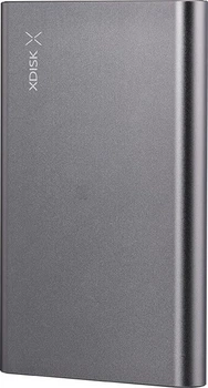 Диск жесткий внешний XDISK X 1 ТБ USB 3.0 металлический, 2.5 дюйма, космический серый