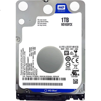 Жесткий диск Western Digital Blue WD10SPZX 1 ТБ SATA 5400 об/мин, 2.5 дюйма, 7 мм