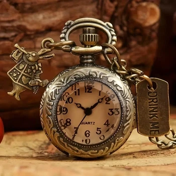 Карманные часы «Rabbit Vintage» кварцевые бронзовые