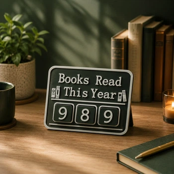 Трекер чтения «Books Read This Year» акриловый зеленый