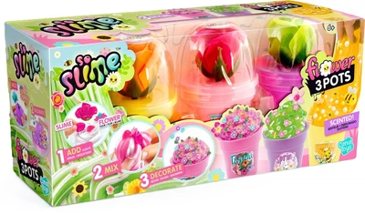 Zestaw kreatywny Canal Toys Slime Flowers 3 Pots SSC418 (3555801362422)