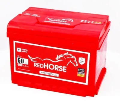 Акумулятор Red Horse 60Ah professional (600 А)
