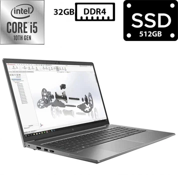 Ноутбук Hewlett Packard ZBook Power G7 15.6” IPS 1920x1080 Core i5-10300H 2.50GHz 32GB DDR4 SSD 512GB UHD Graphics Камера (HZPG7R32S512B1) Б/У