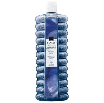 Піна для ванни Avon Senses Goodnight Sweetheart Bubble Bath Bergamot & Vanilla Skent Солодкі сни з бергамотом і ваніллю 1000 мл