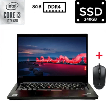 Ноутбук Lenovo ThinkPad E14 Gen 1 14" IPS 1920x1080 Core i3-10110U 2.10GHz 8GB DDR4 SSD 240GB UHD Graphics Камера (LE14G1R8S240C2) Б/У + Подарок проводная мышь