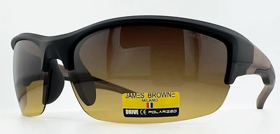 Мужские Спортивные Очки James BROWNE JB352D_I-DRV-J с Поляризацией Коричневый Градиент