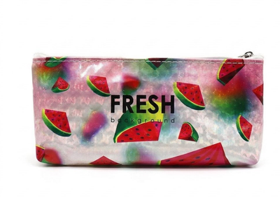 Пенал школьный 1 отделение "Fruits", 20*9*2см 2171P