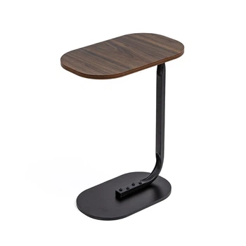 Столик приставной овальный 45х28х59см Walnut wood SW-00003367