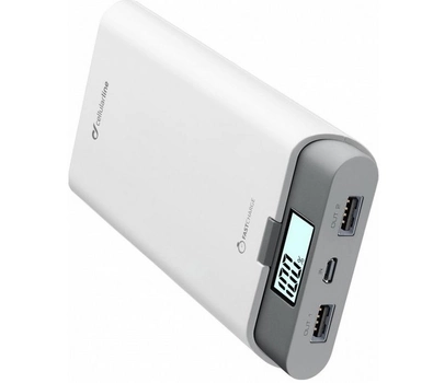 Универсальная мобильная батарея CellularLine 20000 mAh (FREEP20000W) White