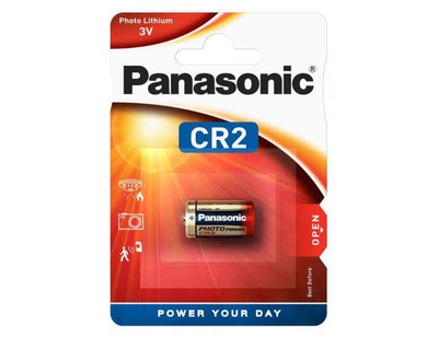 Батарейка PANASONIC CR2 фото літієви (3V), 1шт на блістері