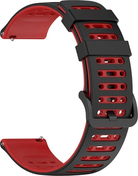 Силиконовый Ремешок DuoLine (22 мм) Black Red (45204-44)