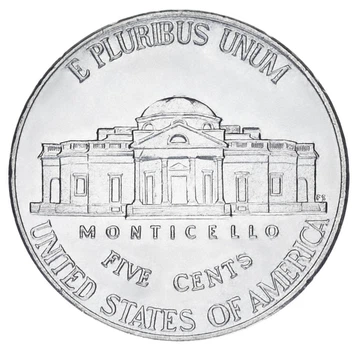 Монета США 5 центов 2007 AU-UNC P
