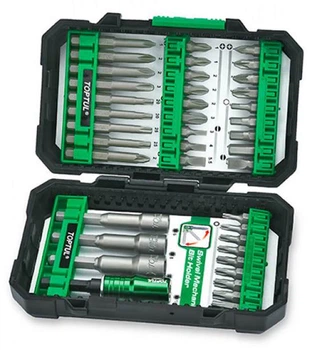 Набір біт та головок для шуруповерта Toptul 1/4" 40шт (GAEW4001)
