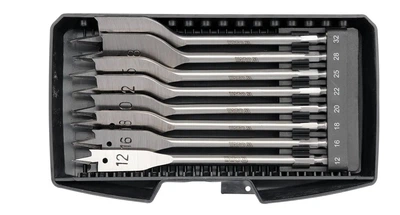 Свердла перові по дереву Yato HEX-1/4“ d12-32мм L152мм 8шт (YT-3259)