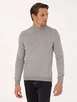 Джемпер мужской Pierre Cardin G021SZ0TK-000-2028266(Açık Gri Melanj) L Серый (8683857742921)