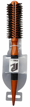 Щетка для волос Proline браш WB819-12 d19mm деревянная с натур.щетиной