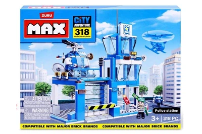 Конструктор Zuru MAX CITY Полиция 83163 318 деталей, коробка