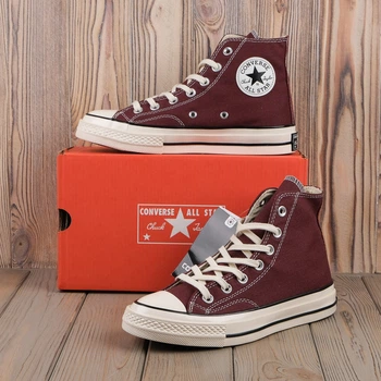 Кеди високі унісекс Chuck 70 Maroon Hi Бордо 39