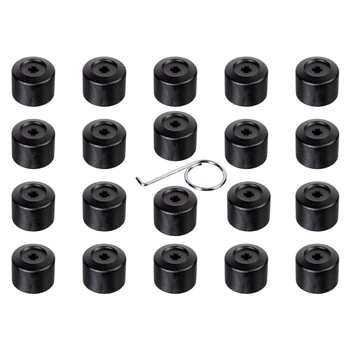 Комплект ковпачків болта колісного диска VW (+ гак для зняття) Febi Bilstein 175230