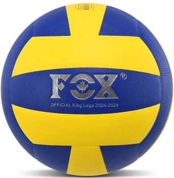 Волейбольный мяч FOX BA-9061 (размер 5) PU жёлто-синий
