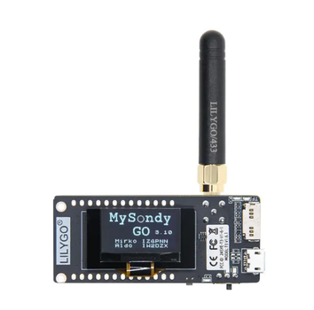 Плата розробника LILYGO LoRa32 433MHz ESP32 Wi-Fi Bluetooth з OLED дисплеєм 0.96" та слотом MicroSD