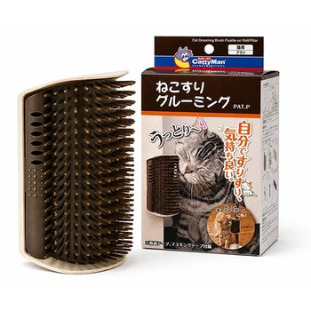 Масажна щітка Cattyman Cat Grooming Brush Кеттімен навісна для вичісування шерсті котів