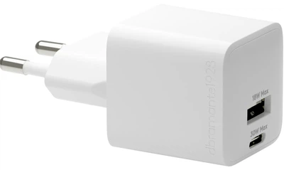Ładowarka dbramante1928 re-charge Pro USB-C 30W + USB-A 18W GaN White (CH18EUWH7098)