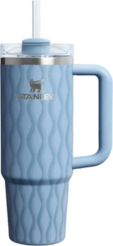 Термочашка Stanley Quencher H2.0 FlowState Tumbler Sky Blue Monogram 1.18л