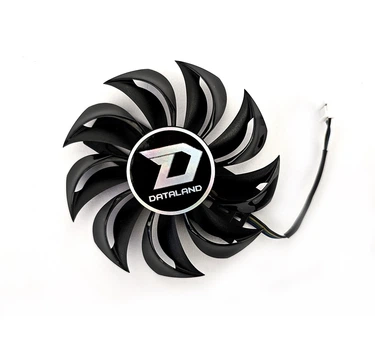 Вентилятор кулер для видеокарты Dataland PowerColor RX 460 550 560 (orgnl) 75 мм Apistek GA81B2U (№291.01)