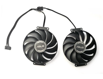 Вентилятор кулер для відеокарти ASUS RTX 4070 Super DUAL EVO (orgnl) 90 мм Champion CF9010U12D (PLA09215B12H FD9015U12D T129215BU) комплект 2 шт (№510)