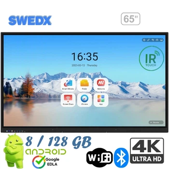 Интерактивная панель SWEDX SDST65K7-08 V2 дисплей 65" Android 14 / 8/128Gb