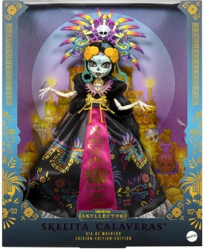Колекційна лялька Mattel Monster High Skullector Скеліта Калаверас Dia De Muertos (JDR63)