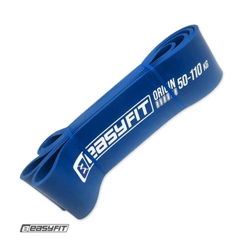 Резиновая петля EF 50-110 кг синяя (для фитнеса, тренировок, подтягиваний, резина для турника, резинка-эспандер) YL-110-BL